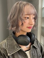 プネル 渋谷(PUNEL)&nbsp;原宿 グレージュ  シルバーカラー パープルカラー