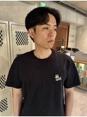 フェザーパーマ毛流れパーマセンターパートニュアンス眉カット