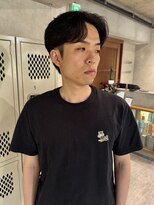 ハイプ マン 藤沢(HYPE MAN)&nbsp;フェザーパーマ毛流れパーマセンターパートニュアンス眉カット