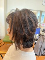 ピュアーハニー(PURE HONEY)&nbsp;カットカラーミディアムショート