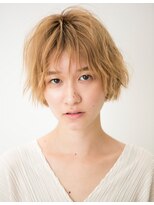 オーガスト ヘア ネイル(AUGUST hair nail)&nbsp;アンニュイショート　クラシカル デジタルパーマ　ロブ