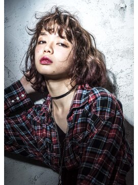 ブルー ヘアーメイク(Blue Hair Make) グランジウェーブ