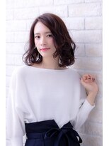 ヘアーアートシフォン 池袋西口店(Hair art chiffon)&nbsp;美髪フレンチボブくびれセミディ大人かわいいエッジショート池袋
