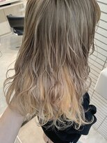 グロウ 上野御徒町(grow)&nbsp;耳かけ/フォギーベージュ/マッシュウルフ/外ハネ[上野/御徒町]