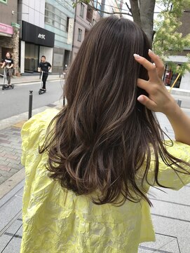 ケアシンサイバシ(CARE shinsaibashi) ミルクティーグレージュ×ハイライト