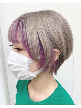 シェリ ヘアデザイン(CHERIE hair design) ヘムラインパープル☆