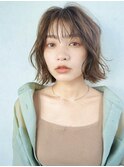 外ハネ 切りっぱなしボブ7 N