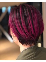 レム 聖蹟桜ヶ丘店(REM)&nbsp;おしゃれハイライトパープルカラー