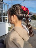 成人式ヘアセット