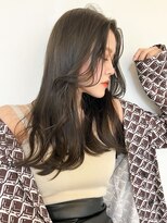 ネス(ness)&nbsp;［ness］韓国風顔まわりレイヤー/ピスタチオラテ