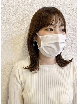 クオート(quoit) 【クオート依田】大人可愛い☆顔まわりカットで韓国風ミディアム