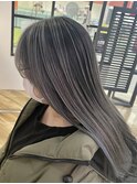 ブリーチ ハイライト 白髪ボカシ