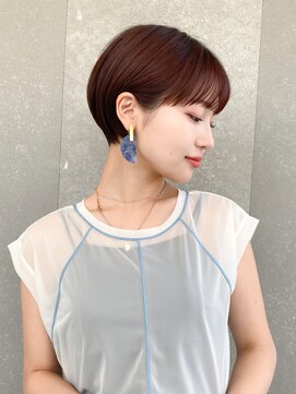 ロンド レグリーズ 立川(Lond leglise) ショート×顔周り×前髪×シルキーベージュ×グレージュカラー