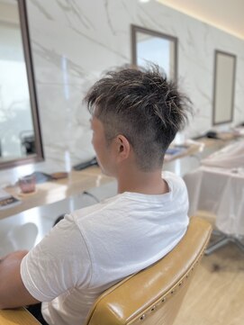 ラポールヘアー(rapport hair) 軽めツーブロック×メッシュ＊