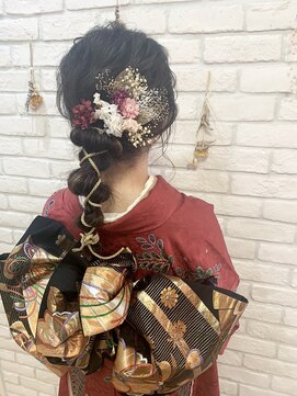 シュガー ヘアアンドネイル 仙台(SUGAR) ヘアセット◎玉ねぎ紐アレンジ
