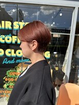 サムハウ(SOMEHOW)&nbsp;pink brown×mash short