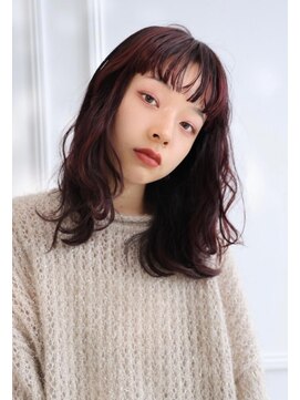ヘアーメイクパウダー 天王寺寺田町店(Hair make powder) 小顔外ハネミディアム20代30代40代くびれミディ