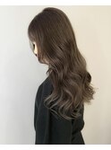 【打越】ロング×ゆるウェーブ×サンドベージュ