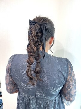 ゼスト 中野店(ZEST) 【ZEST中野/KOTOMI】編み下ろしアレンジ/ポニーアレンジ