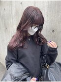 【mami】大人ゆるふわラベンダーココアブリーチなしダブルカラー