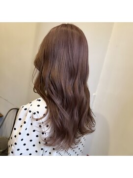 ジジ ヘアワークス(gigi hair works) ラベンダーピンク long layer