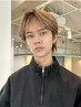 透明感抜群！men'sカット＋men'sダブルカラー（ヒーリングシャンプー付）