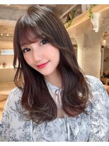 プアメリア 名古屋(Puamelia) ブリーチなし 前髪縮毛矯正 髪質改善 レイヤー 艶髪