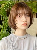 30代40代50代◎大人ナチュラルレイヤーショートボブ　TheC chika