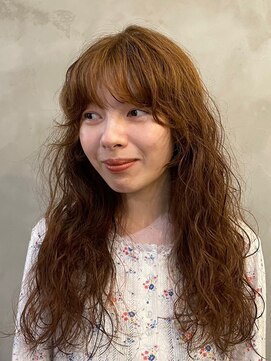 テテコケット(tete coquette) 【若松 詩季】ロングニュアンスパーマ/ブリーチなしカラー