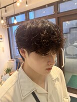 アルム オモテサンドウ(ALLM omotesando) 韓国メンズヘア シャドウパーマ×スパイラルパーマ