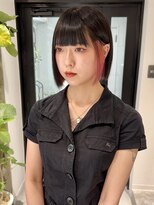 ヨーク(YOKE)&nbsp;【YOKE】くすみベージュオリーブベージュボブ秋色透明感カラー