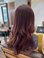 ヘアリゾート粋 新宿三丁目本店&nbsp;透明感カラー/オレンジブラウン/ロングレイヤー