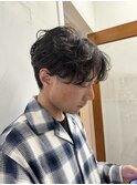 男前パーマ