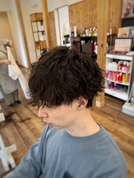 ロルド シェリ(Rold Cheri) 【山本智文】シャドウパーマメンズマッシュ