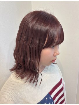 アンニュ(annuy) Instagram/annuy__o0 顔まわりカット/lavender／韓国巻き