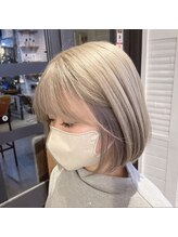 アトリエ エス atelier es HAIRDESIGN White beige..