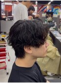 メンズカットパーマ/ニュアンスパーマ/フェザーパーマ[北千住]