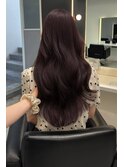 暗めカラー/韓国風巻き/レイヤーカット/髪質改善/縮毛矯正