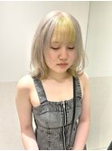グレーベージュ×イエローデザイン