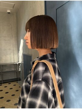 ヲタク(wotaku.) ベージュカラーブラウンカラーブリーチなしダブルカラーオリーブ