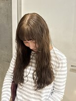 オーオ シカシカ(OOO YY)&nbsp;ヘーゼルベージュ×パーマ/ブリーチなしダブルカラー