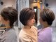 コロレ(COLORE)の写真/女性らしさを感じる丸みショートが人気♪骨格やクセに合わせたカットで、伸びても扱いやすいスタイルに◎