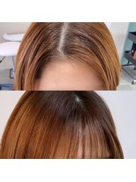 ココヘアー(hair)&nbsp;クロスパーマで前髪を下ろしやすく