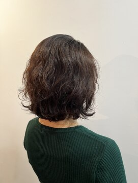 ピュアソウル(Pure Soul) くせ毛を活かすカジュアルボブ