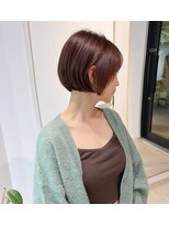 ラキング ギンザ トウキョウ(LAKING GINZA)&nbsp;ピンクベージュ/アンブレラカラー/クールショート/前髪/銀座