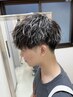 【男性限定】カット+ハイライト+パーマ¥26000