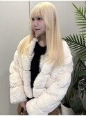 インナーカラー/トリートメント/デザインカラー/ペールピンク 