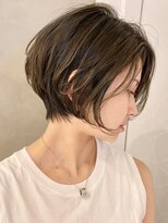 ピークアブー 原宿ハラカド(PEEK-A-BOO) 絶壁解消ハンサムショート/大人くびれ/癖毛くせ毛/前髪なし/ボブ