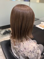 アヴァンス アリオ鳳店(AVANCE) 切りっぱなしボブ×ヘーゼルベージュ