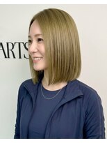 ハーツオオサカ(HE:ARTS OSAKA)&nbsp;ハイトーンで韓国トレンドボブスタイル